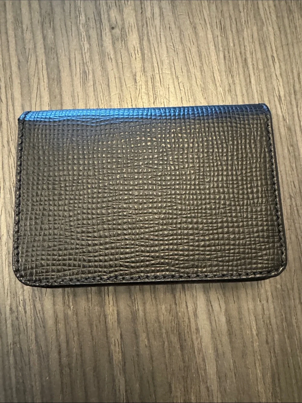 COACH Black Leather Business/Credit Card Holder
